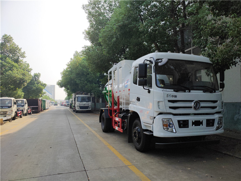 东风御虎8方餐厨垃圾车图片