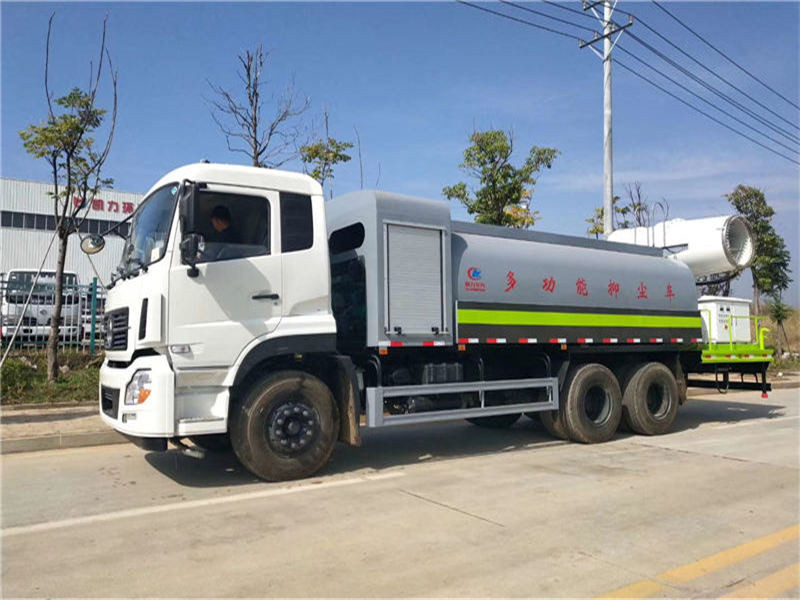 东风天龙后双桥抑尘车厂家直销电话：152-7288-0490邹经理。