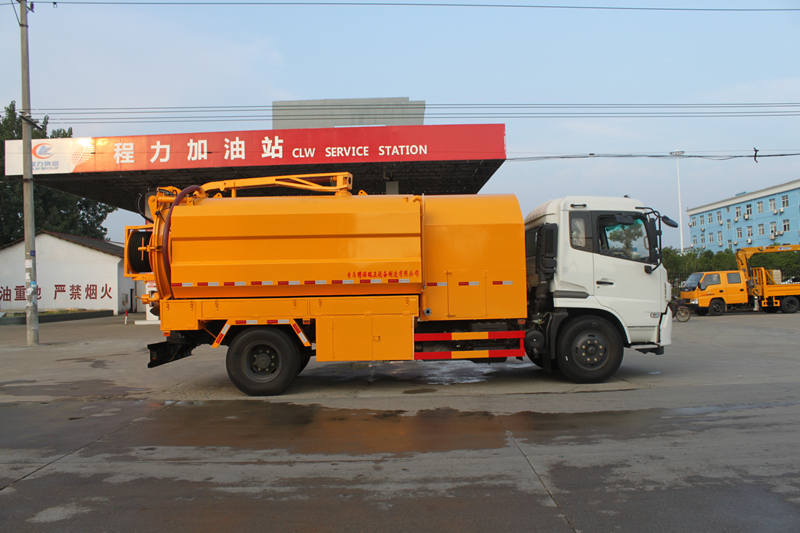 东风天锦高压清洗吸污车价格