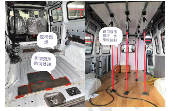 福特全顺V348长轴高顶救护车