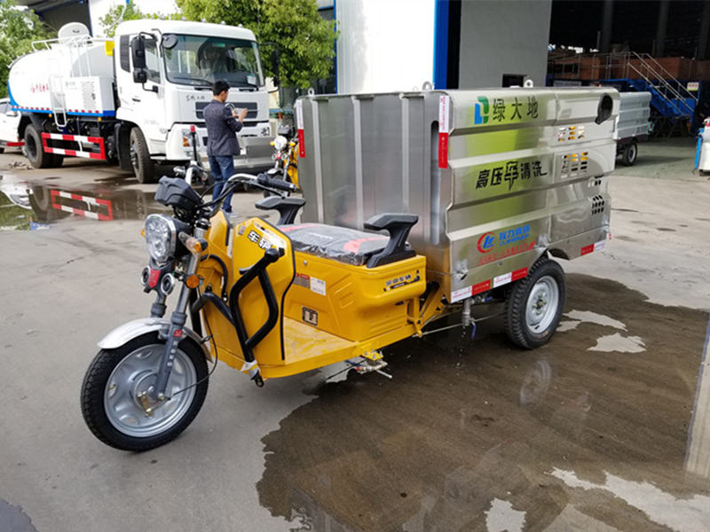 三轮电动高压清洗车