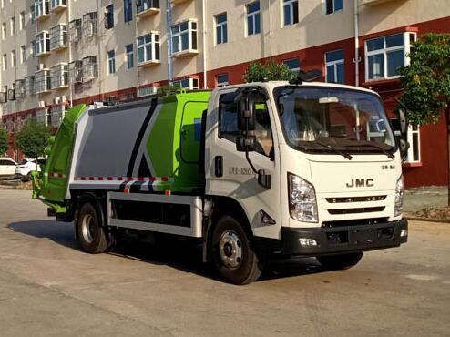 程力威牌CLW5081ZYSJ6型压缩式垃圾车